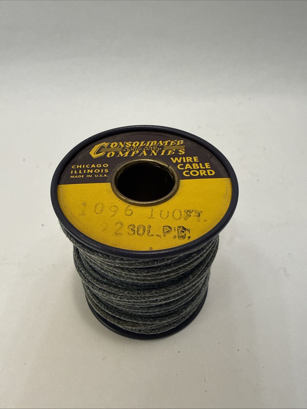 Vintage Consolidated Wire Cable Cord - 1096 100 Ft
