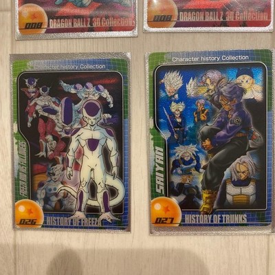 Dragon Ball Z Wafer 3D Collection 12 Card Set Japanese Collectible