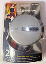 EMERSON HD7998 PORTABLE PERSONAL CD PLAYER NEW SEALED 20 TRACK MEMORY VINTAGE