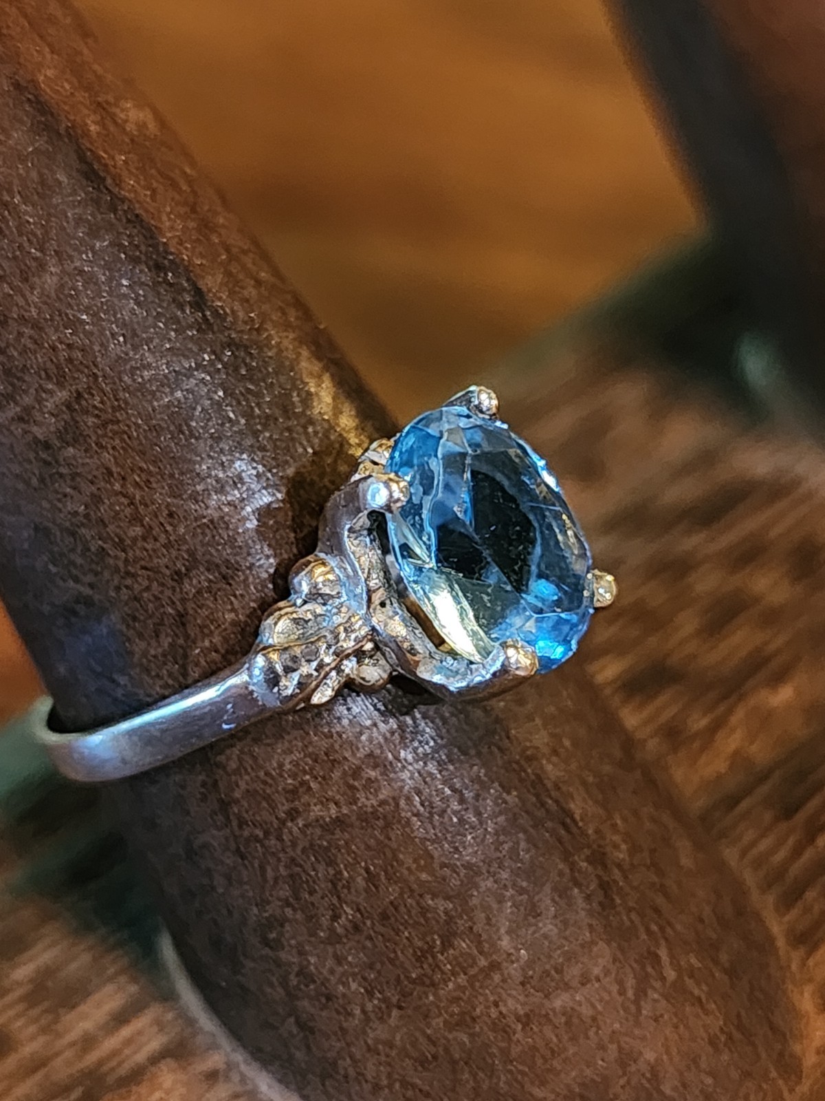 Aquamarine Stone 925 Solid Silver Friendship Day … - image 2