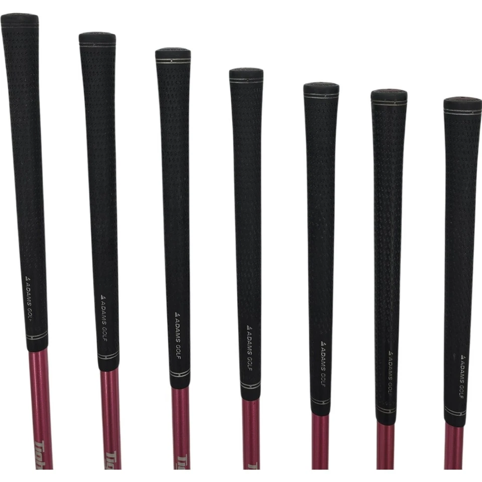 Adams Golf Tight Lies Pink Golf Club Iron Set 5-9+PW+SW Seven Club Bundle Ladies - Image 3 of 4