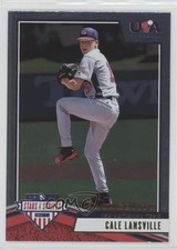 2019 Panini USA Baseball Stars & Stripes Longevity Cale Lansville #58 5fu