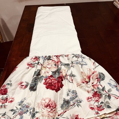 Ralph Lauren Home Lorraine Bedskirt Dust Ruffle Queen Cotton