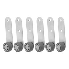 6 Pcs Sliding Wardrobe Door Wheels Heavy-duty Screen Rollers Support