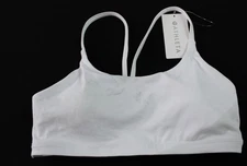 Athleta Women's Quick Dry Transcend Scoop Sports Bra A-C AR8 Bright White Small 