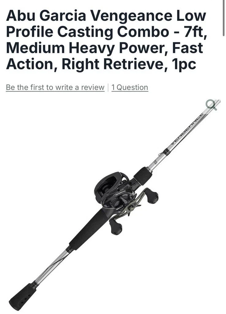 Abu Garcia Medium Heavy Power Fishing Rod & Reel Combos for sale | eBay
