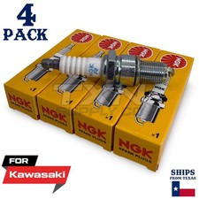 4 Pack NGK Spark Plug - For KLX 250 S (LX250S) Kawasaki Motorcycle