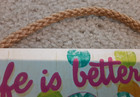 Highland Woodcrafters Decorative Wood Hanging Sign, Life is better in Flip Flops — photo 8