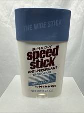 Vintage Speed Stick Deodorant Regular Mennen Men's Sport Talc