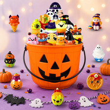 24PCS Halloween Squishies Slow Rising Stress Fidget Toys Kids Party Favors Gifts