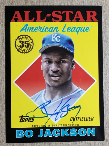 Bo Jackson #88ASA-BJ 2023 Topps 1988 All Star Autographs card