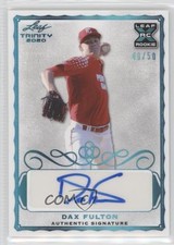 2020 Leaf Trinity Auto Platinum 40/50 Dax Fulton #A-DF1 Auto 0b2