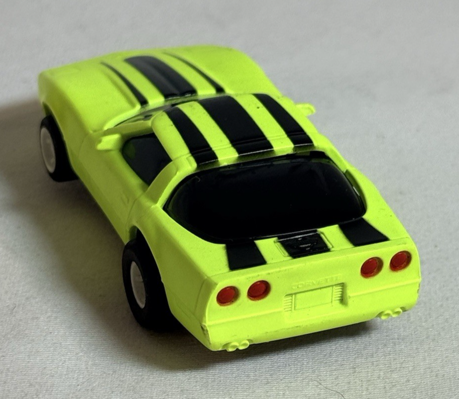 1984-neon-yellow-tyco-zr1-corvette-race-car-ho-slot-car-ebay