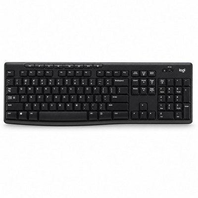 Logitech MK270 Wireless Keyboard & Mouse Combo USB Receiver Black Tested