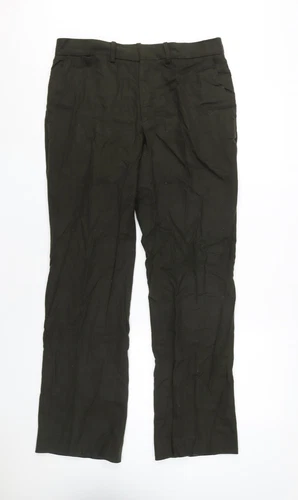 Pantalone elegante uomo verde Gianni Versace taglia 48