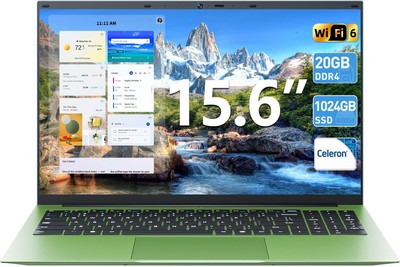 2025 SGIN 180° Laptop 15.6'' 20GB RAM 1152GB SSD Full HD 1920 x 1080 IPS WiFi6