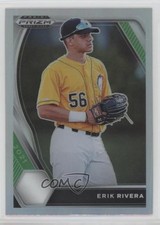 2021 Panini Prizm Draft Picks Silver Prizm Erik Rivera #PDP215 f2v