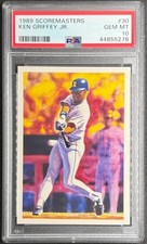 Ken Griffey Jr - 1989 Scoremasters #30 - RC Rookie - Gem Mint PSA 10