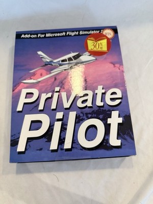 Private Pilot Flight Simulator 2000 PC CD-ROM Game Windows Capcom Big Box
