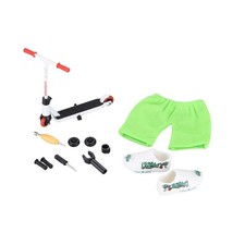 Mini Alloy Finger Scooter Kit With Pants & Shoes Kids Interactive Finger Toys