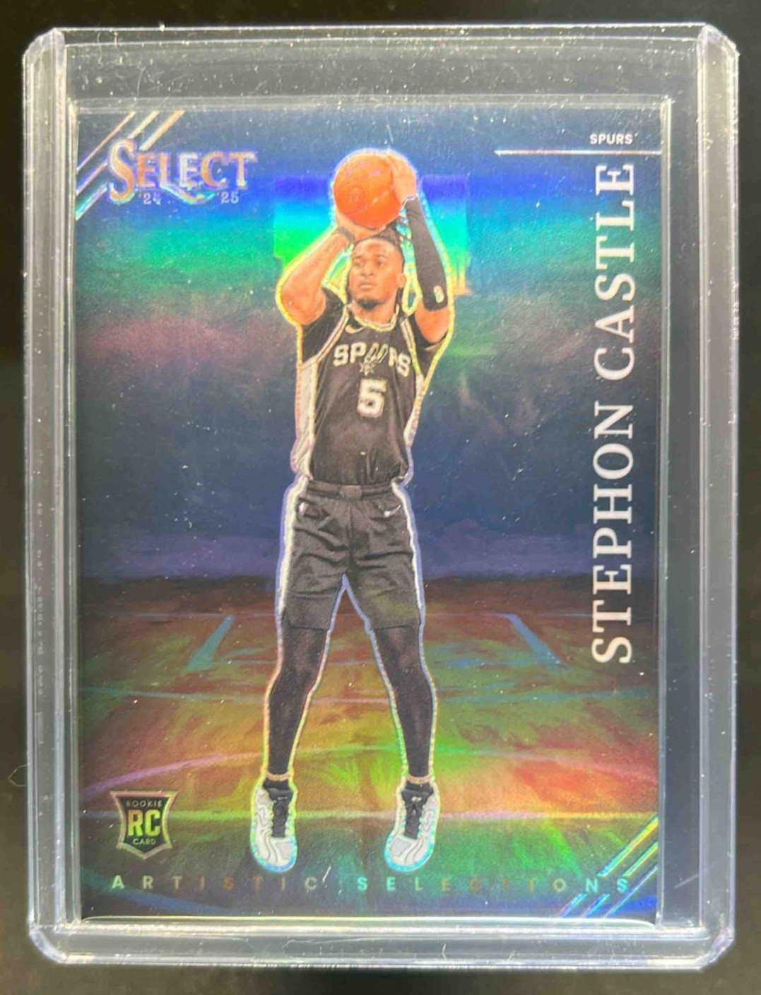 2024-25 Select Stephon Castle Artistic Selections RC Rookie #2 Spurs