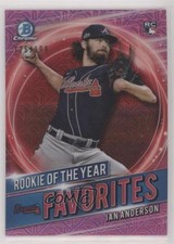2021 Bowman Mega Box Pink Mojo Refractor 126/199 Ian Anderson #RRY-IA 0uh1