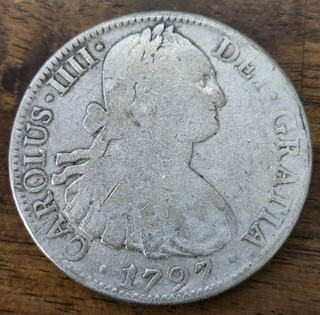 1797 FM Mexico 8 Reales | VERY GOOD Details