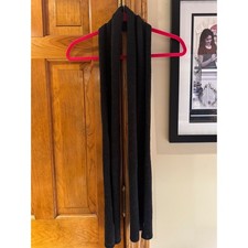 Lululemon Black Knit Scarf Womens One Size Ri...