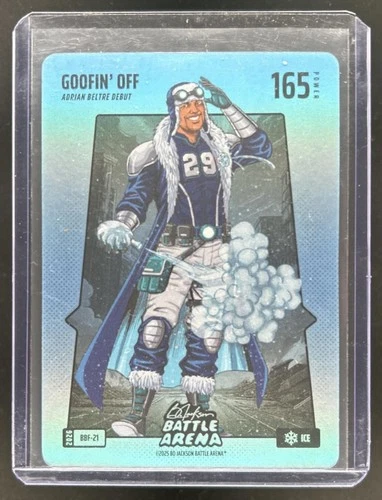 2026 Bo Jackson Battle Arena Griffey Goofin\' Off Blue Battlefoil SP #BBF-21