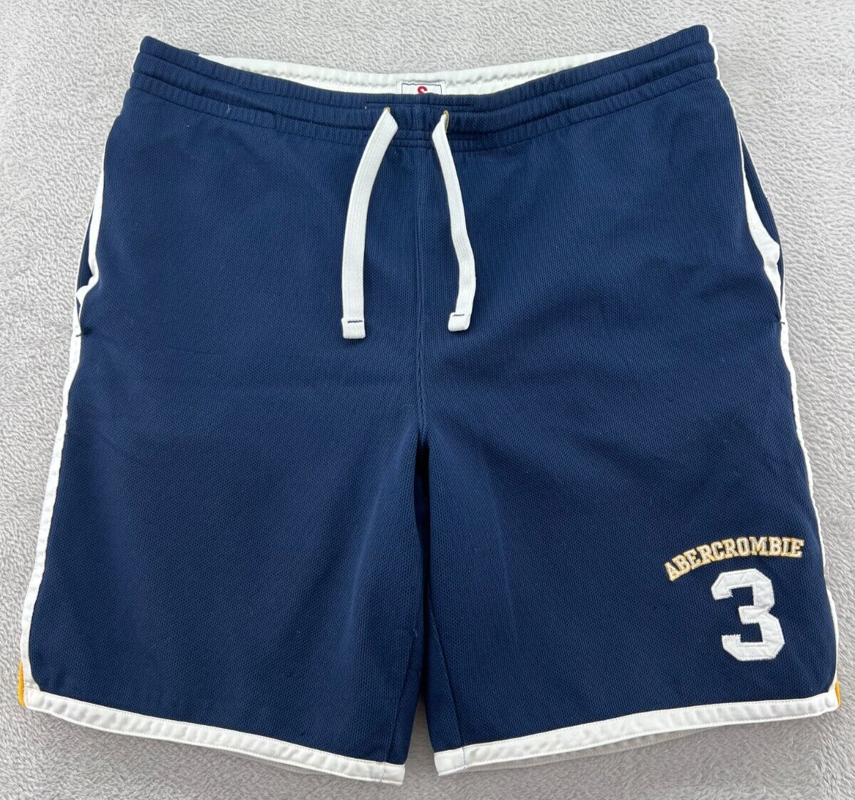 VTG Abercrombie & Fitch Shorts Mens S Blue White Reversible