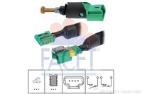 Facet Bremslichtschalter FüR Citroen C2,C3 I,C4 I,C5 III,C6,C8,JUMPY