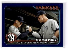 2024 Topps Series 1 Retail Blue New York Power #315 New York Yankees 