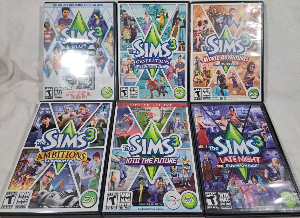 Lot Of 18 - The Sims 3 PC MAC Physical Collection Original +