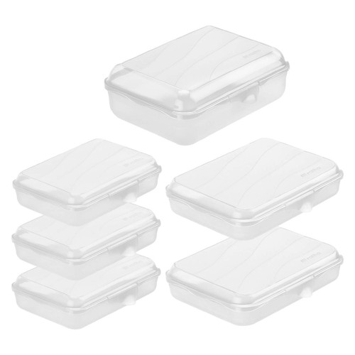 ROTHO Lunchboxen Set 6tlg. FUN Frischhaltedosen Brotbox Pausenbox Butterbrotdose