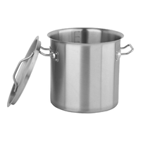 12L Kochtopf Suppentopf Edelstahl 25Cm Deckel KüChentopf Bratentopf Induktion