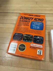 circle seal Donkey Kong Classics complete in box nintendo nes factory nr-MINT