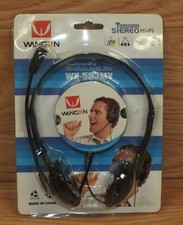 Wangxin (WX-503MV) Multimedia Headset Stereo Hi-Fi Headphones With Mic *NOS*