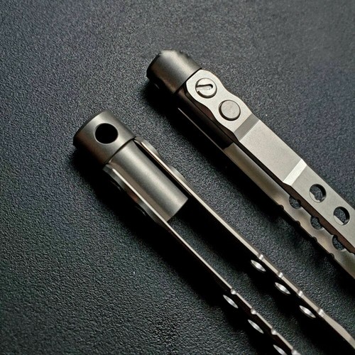 Titanium Alloy Tweezers Portable EDC Gear Gadgets Manual DIY Tip Thickening Tool - Picture 9 of 12