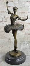 Hot Casting metal bronze ballet dancer statue for home office decoration Art NR