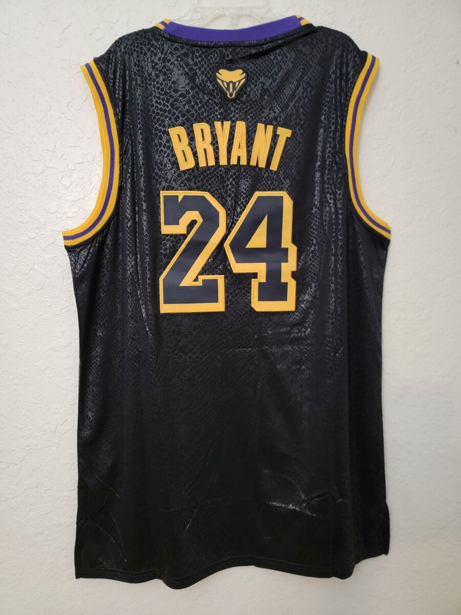 Kobe Bryant #8/#24 Swingman Jersey Black Mamba LA Lakers Kobe Bryant #8/#24 Swingman Jersey Black Mamba LA Lakers