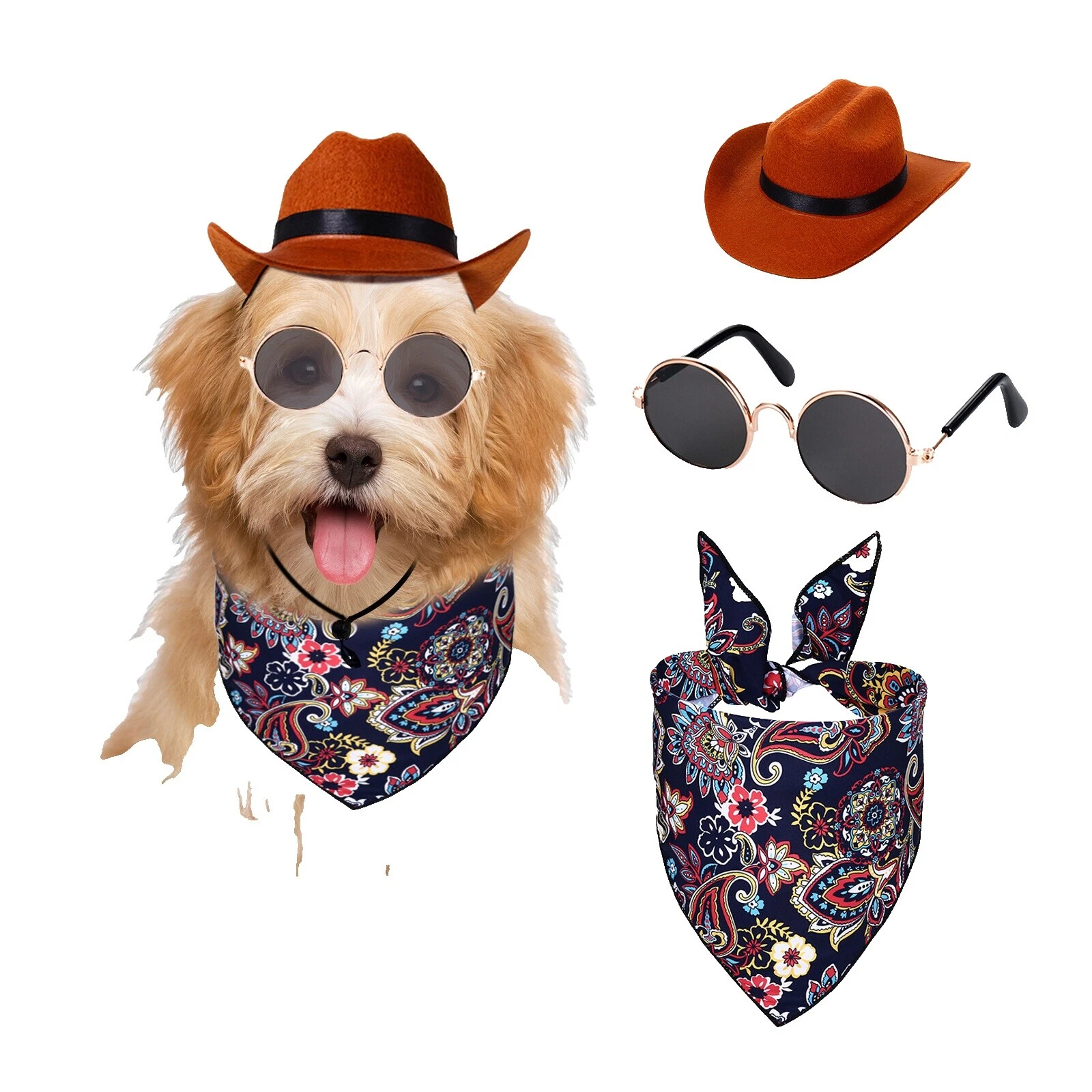 S Cotton Cowboy & Western Dog Costumes