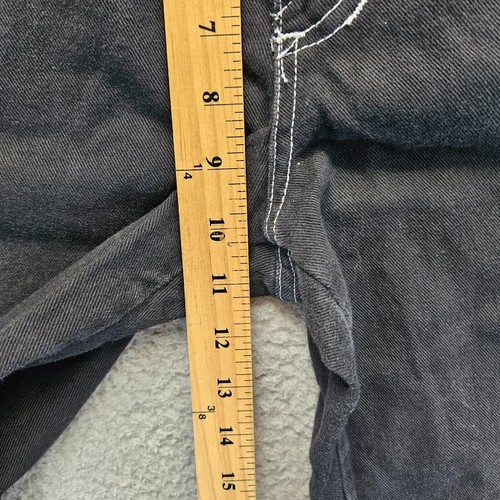 Vintage Be Bop Jeans Womens Size 13 Black Denim Straight Leg Button Fly USA Made - Picture 7 of 9