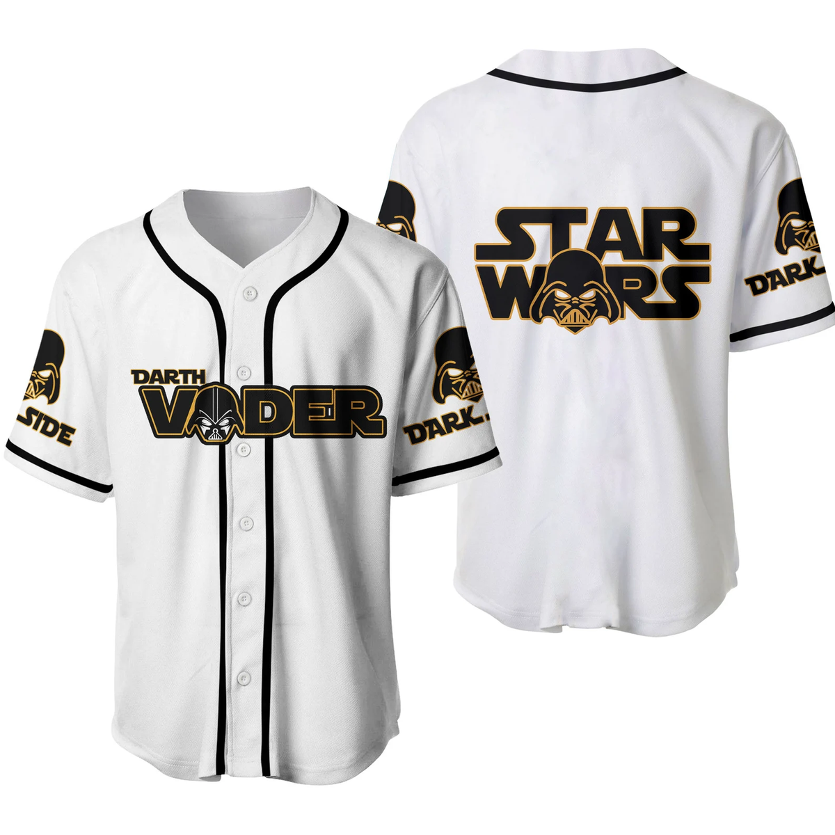 Darth Vader Star Wars Characters Baseball Jersey Shirt | eBay