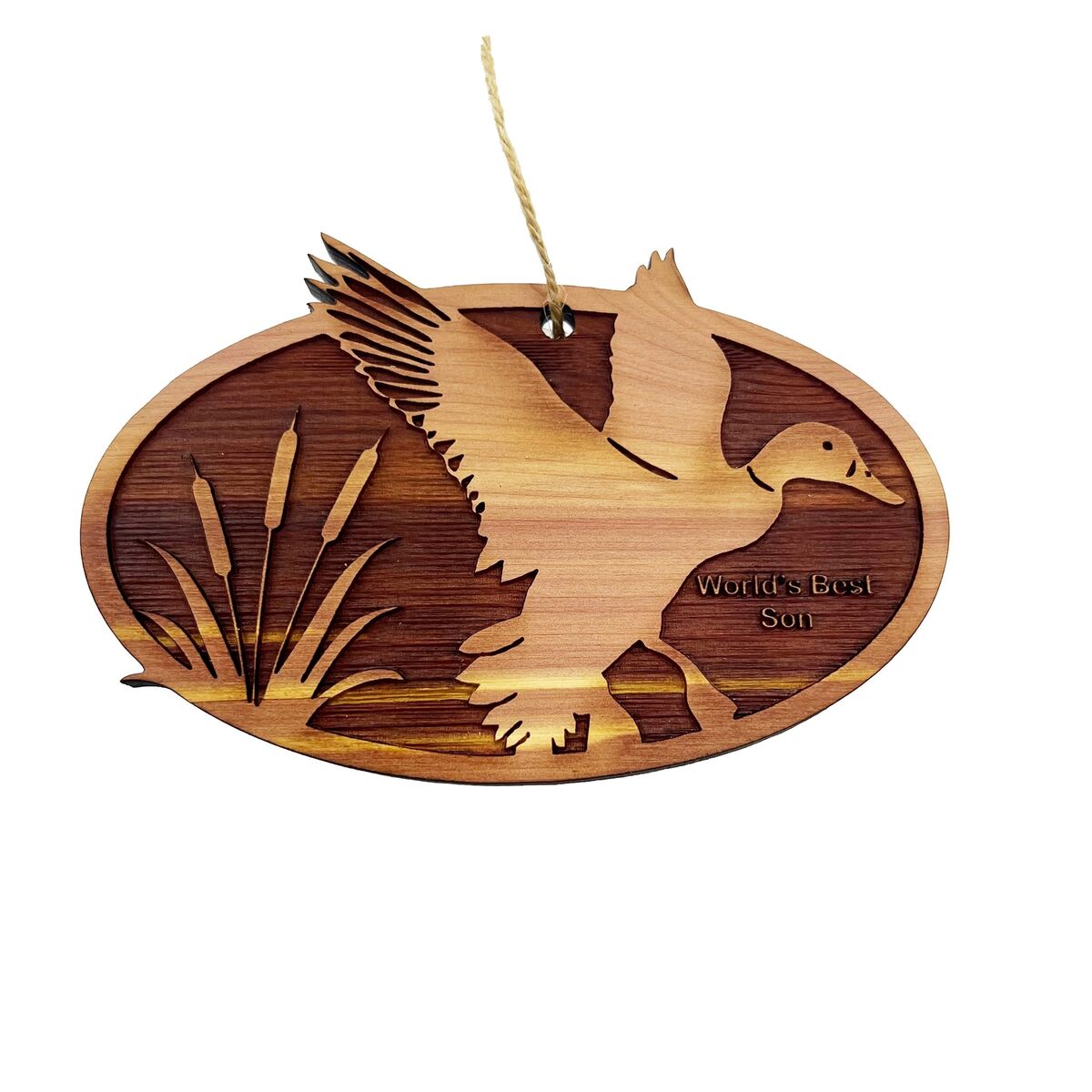 Attacking Eagle - Cedar Ornament Attacking Eagle - Cedar Ornament