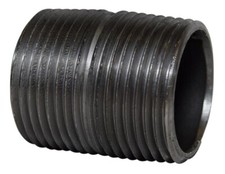 ProLine 1 1/4-inch x Close - Black Steel Threaded Male Close Nipple - NEW