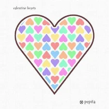 Valentine Hearts Needlepoint Kit or Canvas