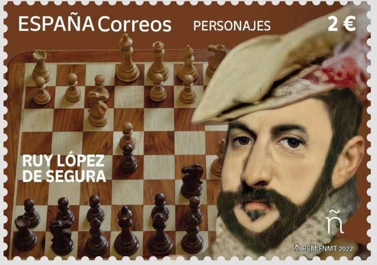 spain 2022 espagne Personalities Ruy Lopez SEGURA 1530 Author Chess Maste  1v mnh