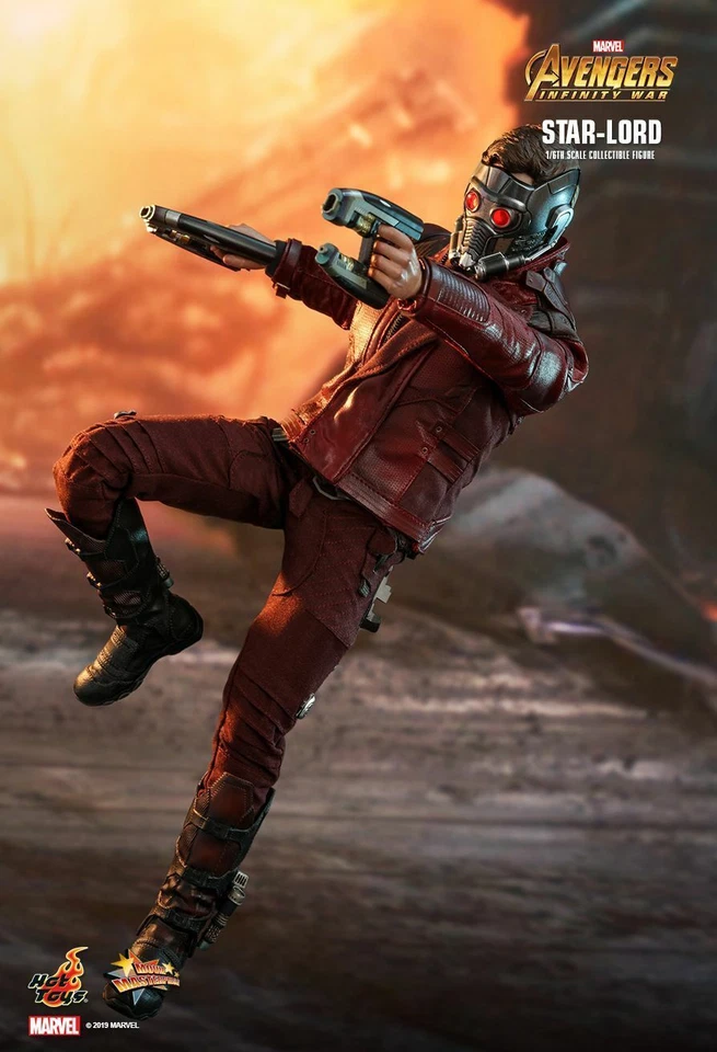 Ready! Hot Toys MMS539 Avengers Infinity War 1/6 Star-Lord Starlord New - Image 4 of 4