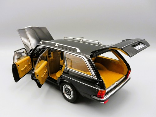Mercedes-Benz 200 T 1982 1/18 NOREV 183735 MERCEDES BREAK 230 T modèle W123 noir - Photo 4 sur 12