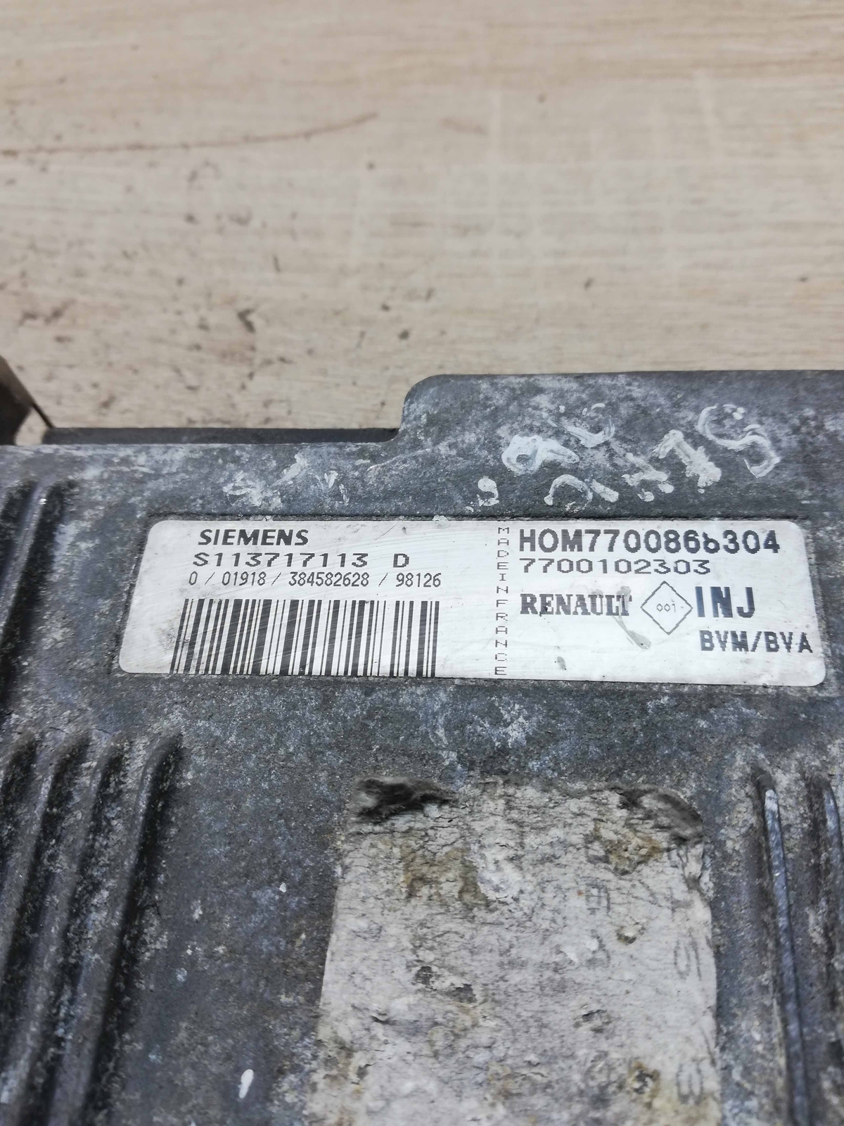 Renault Scenic hom7700868304 s113717113d Motor ECU Engine Module  